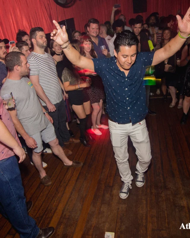 ATLANTA DISCO SOCIETY - May 26, 2018. The Basement. We danced under the chandelier and on the light up floor for the first time. Kimber was the DJ. Grace Kelly/Oh Snap was the photographer.