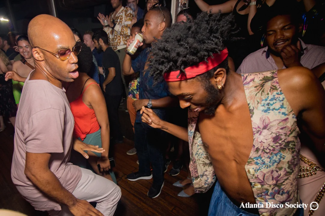 ATLANTA DISCO SOCIETY - May 26, 2018. The Basement. We danced under the chandelier and on the light up floor for the first time. Kimber was the DJ. Grace Kelly/Oh Snap was the photographer.