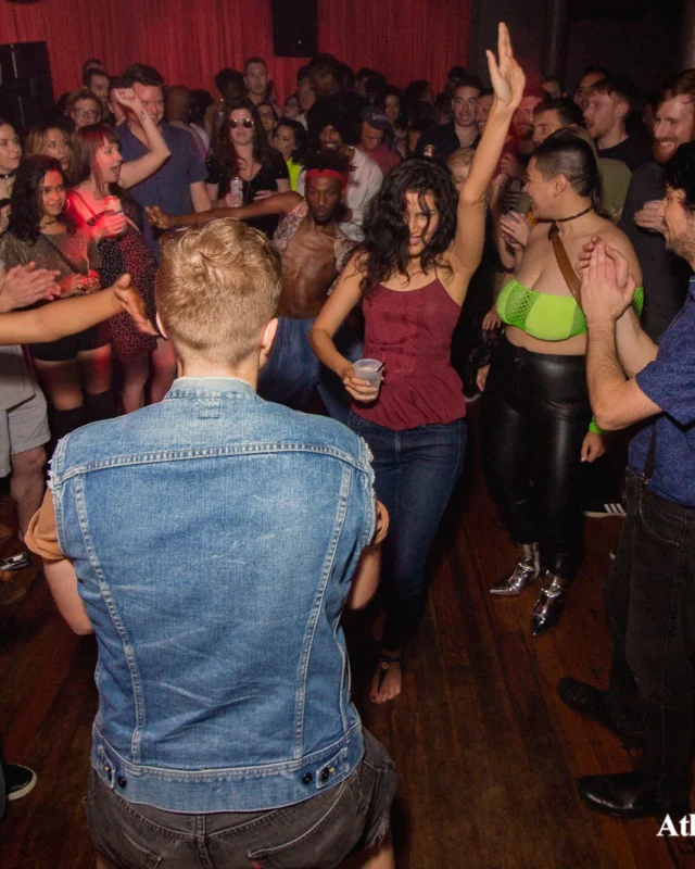 ATLANTA DISCO SOCIETY - May 26, 2018. The Basement. We danced under the chandelier and on the light up floor for the first time. Kimber was the DJ. Grace Kelly/Oh Snap was the photographer.