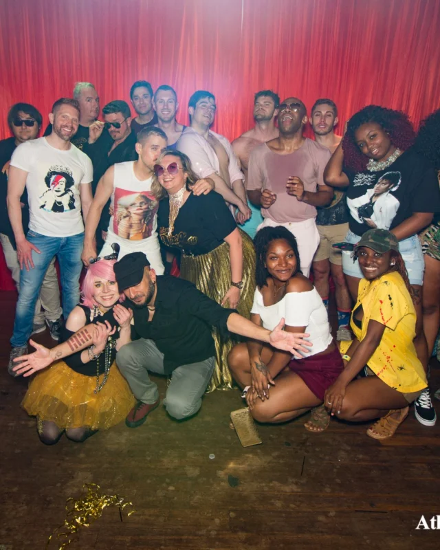 ATLANTA DISCO SOCIETY - May 26, 2018. The Basement. We danced under the chandelier and on the light up floor for the first time. Kimber was the DJ. Grace Kelly/Oh Snap was the photographer.