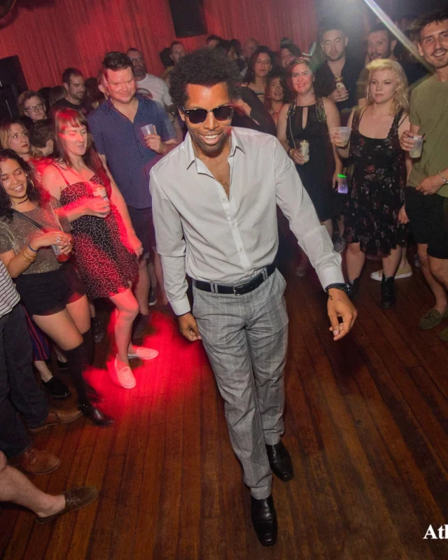 ATLANTA DISCO SOCIETY - May 26, 2018. The Basement. We danced under the chandelier and on the light up floor for the first time. Kimber was the DJ. Grace Kelly/Oh Snap was the photographer.