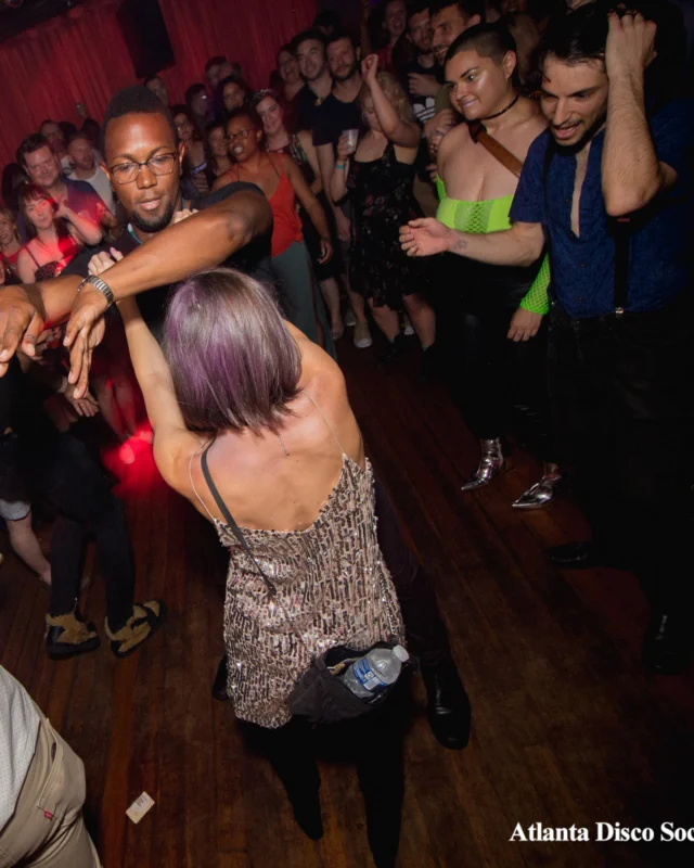 ATLANTA DISCO SOCIETY - May 26, 2018. The Basement. We danced under the chandelier and on the light up floor for the first time. Kimber was the DJ. Grace Kelly/Oh Snap was the photographer.