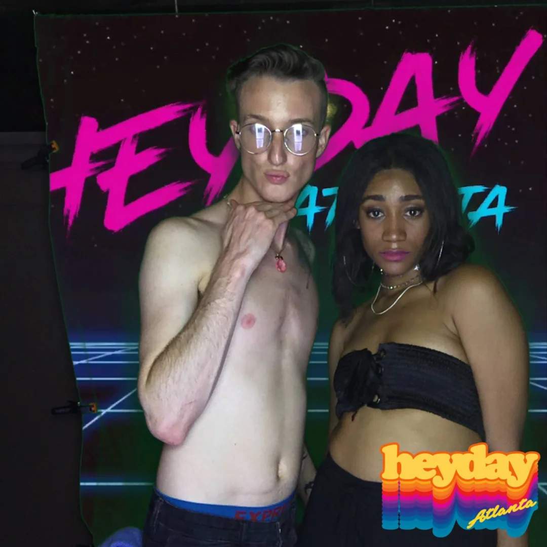 HEYDAY - Atlanta's 80s Experience! May 2018 at The Basement, Kimber is the DJ. Photobooth by Ballroom Blitz Events.
