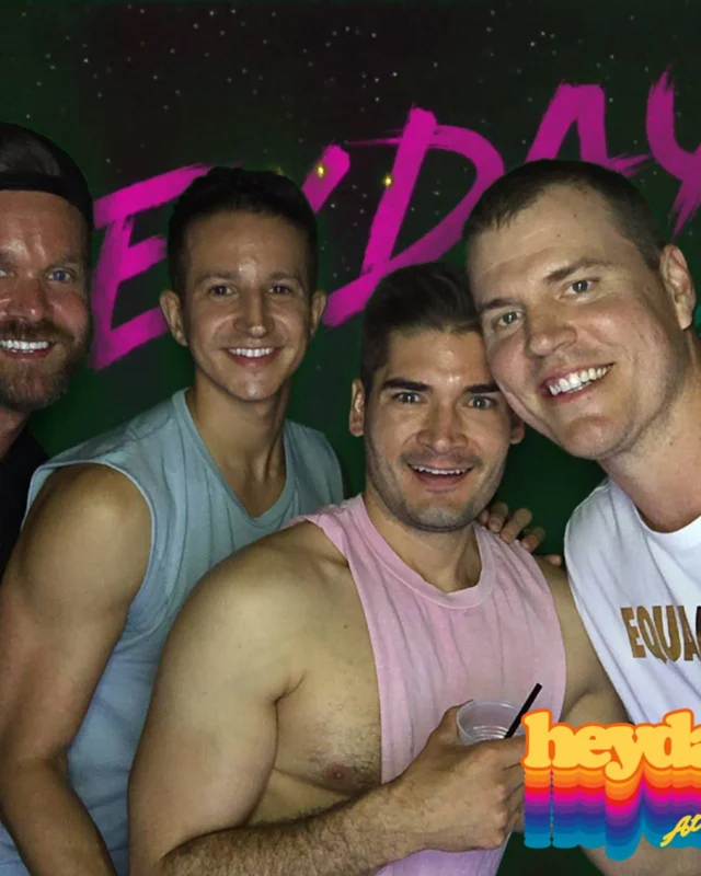 HEYDAY - Atlanta's 80s Experience! May 2018 at The Basement, Kimber is the DJ. Photobooth by Ballroom Blitz Events.