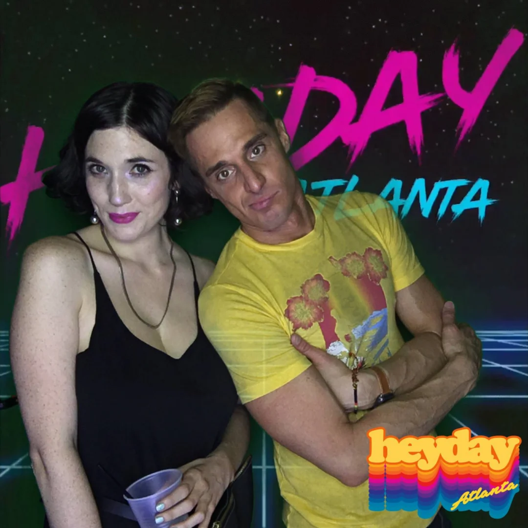 HEYDAY - Atlanta's 80s Experience! May 2018 at The Basement, Kimber is the DJ. Photobooth by Ballroom Blitz Events.