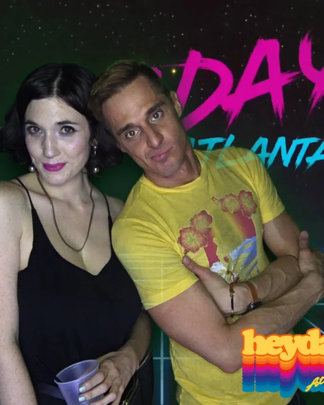 HEYDAY - Atlanta's 80s Experience! May 2018 at The Basement, Kimber is the DJ. Photobooth by Ballroom Blitz Events.
