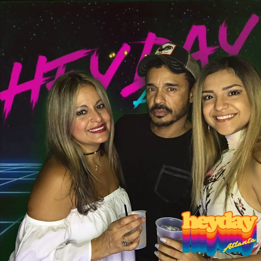 HEYDAY - Atlanta's 80s Experience! May 2018 at The Basement, Kimber is the DJ. Photobooth by Ballroom Blitz Events.