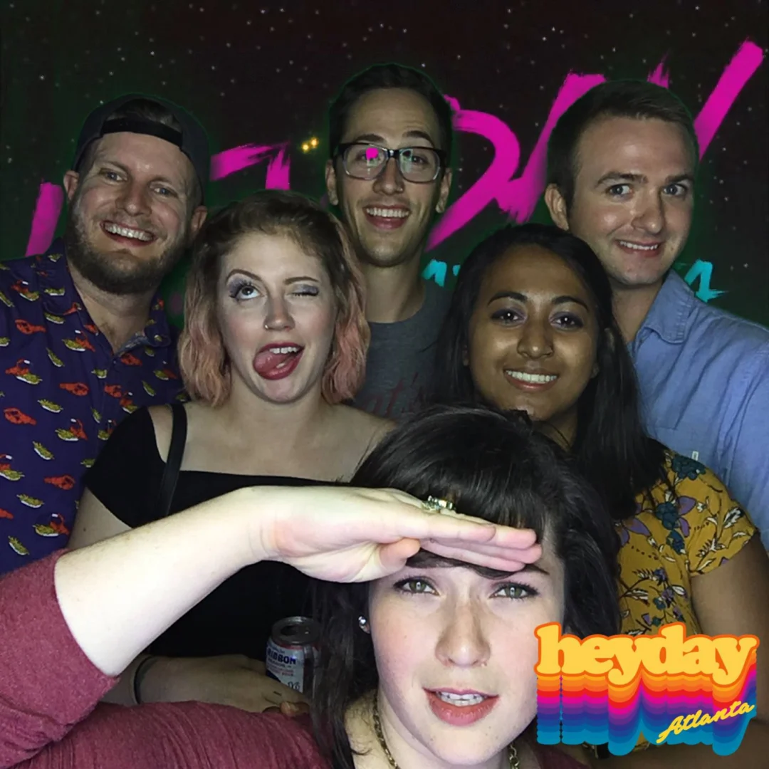 HEYDAY - Atlanta's 80s Experience! May 2018 at The Basement, Kimber is the DJ. Photobooth by Ballroom Blitz Events.