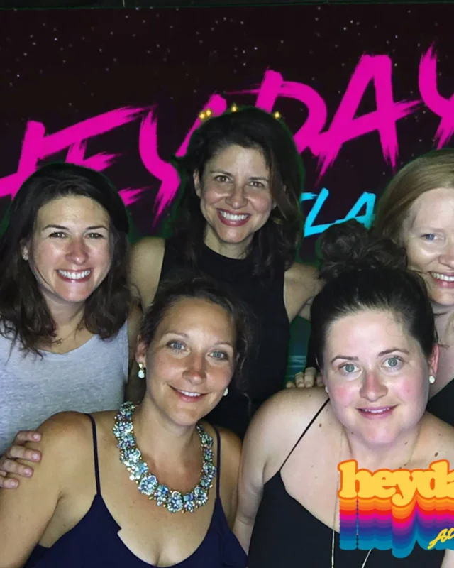 HEYDAY - Atlanta's 80s Experience! May 2018 at The Basement, Kimber is the DJ. Photobooth by Ballroom Blitz Events.