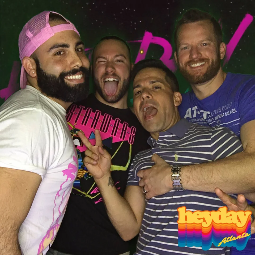 HEYDAY - Atlanta's 80s Experience! May 2018 at The Basement, Kimber is the DJ. Photobooth by Ballroom Blitz Events.