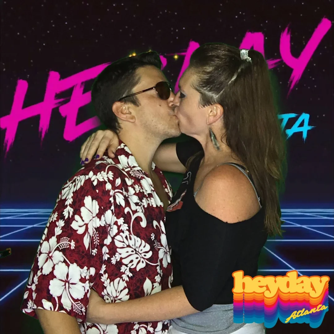 HEYDAY - Atlanta's 80s Experience! May 2018 at The Basement, Kimber is the DJ. Photobooth by Ballroom Blitz Events.