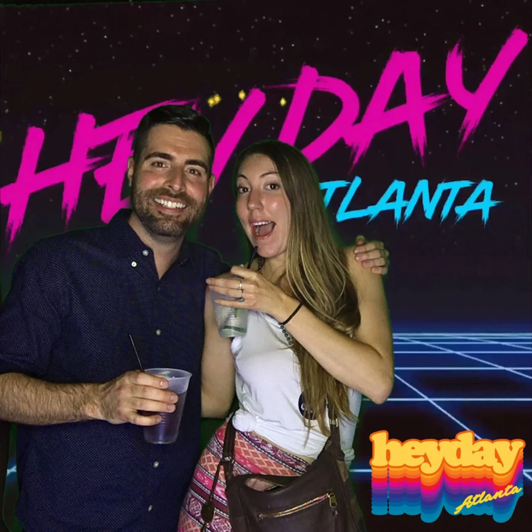 HEYDAY - Atlanta's 80s Experience! May 2018 at The Basement, Kimber is the DJ. Photobooth by Ballroom Blitz Events.