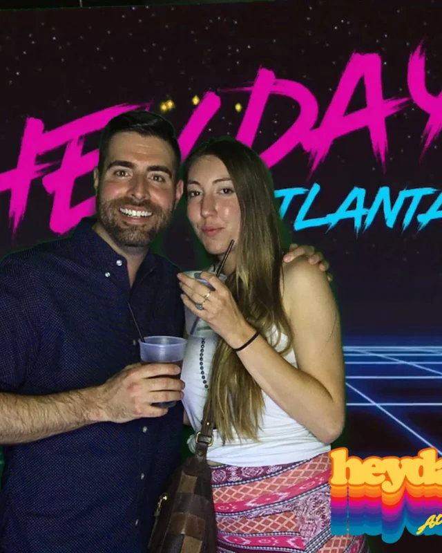HEYDAY - Atlanta's 80s Experience! May 2018 at The Basement, Kimber is the DJ. Photobooth by Ballroom Blitz Events.