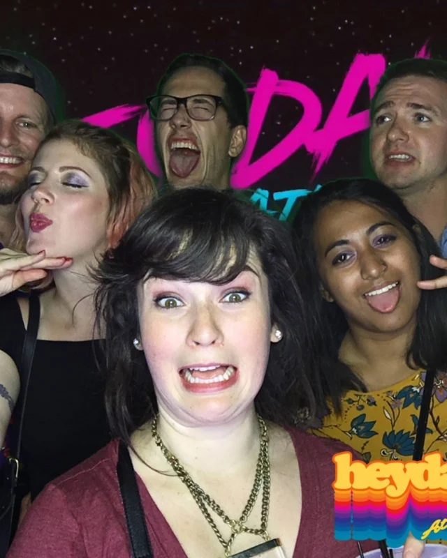 HEYDAY - Atlanta's 80s Experience! May 2018 at The Basement, Kimber is the DJ. Photobooth by Ballroom Blitz Events.