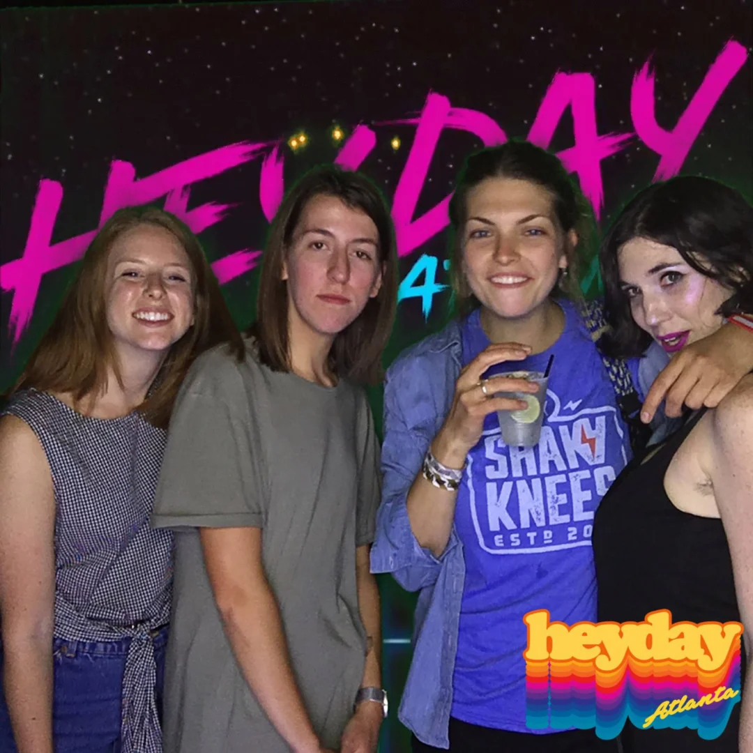HEYDAY - Atlanta's 80s Experience! May 2018 at The Basement, Kimber is the DJ. Photobooth by Ballroom Blitz Events.