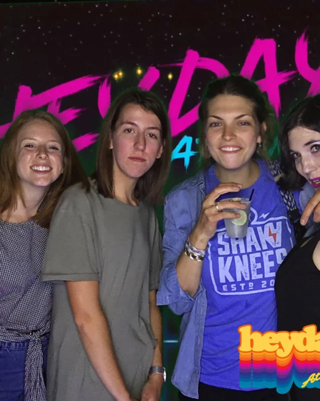 HEYDAY - Atlanta's 80s Experience! May 2018 at The Basement, Kimber is the DJ. Photobooth by Ballroom Blitz Events.