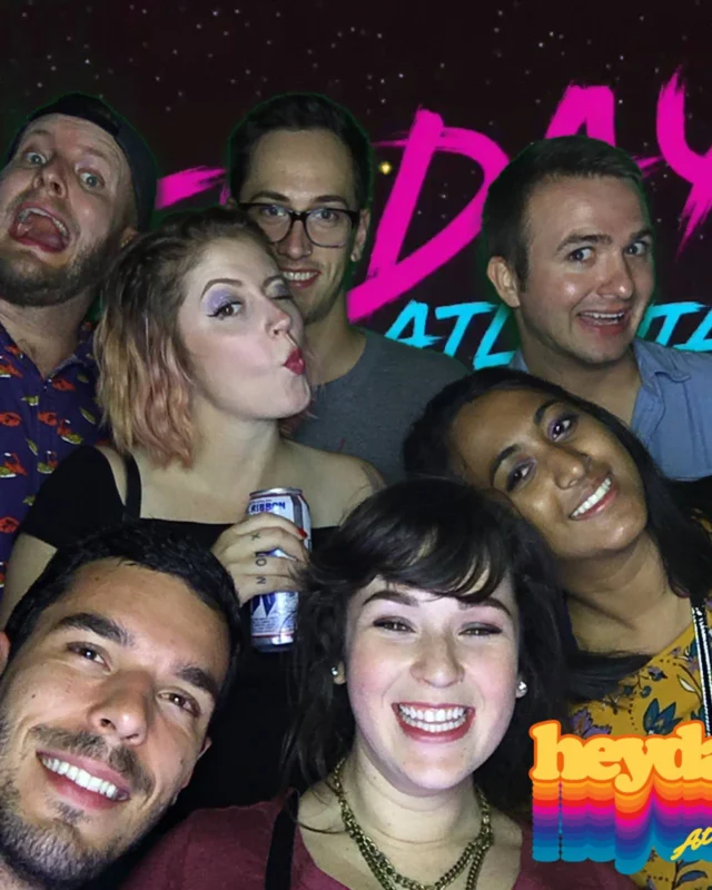 HEYDAY - Atlanta's 80s Experience! May 2018 at The Basement, Kimber is the DJ. Photobooth by Ballroom Blitz Events.