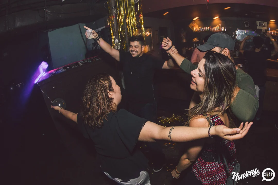 Nonsense Dance Party - May 2015. Kimber is the DJ. Third Friday of every month at The Basement in East Atlanta. Photo by Oh Snap Kid/Ryan Purcell