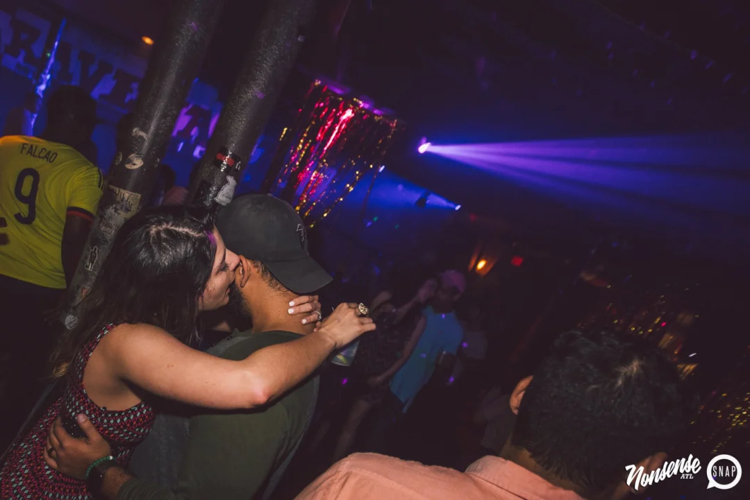 Nonsense Dance Party - May 2015. Kimber is the DJ. Third Friday of every month at The Basement in East Atlanta. Photo by Oh Snap Kid/Ryan Purcell