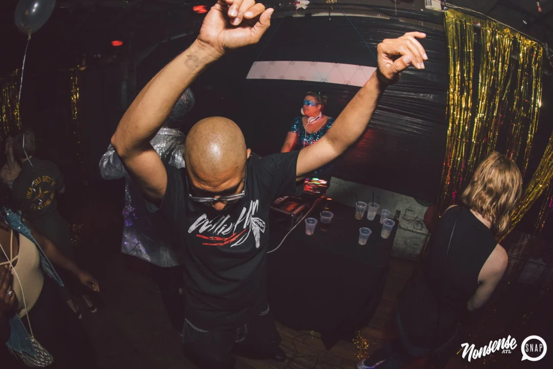 Nonsense Dance Party - May 2015. Kimber is the DJ. Third Friday of every month at The Basement in East Atlanta. Photo by Oh Snap Kid/Ryan Purcell