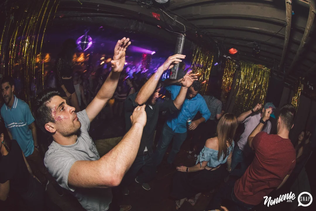 Nonsense Dance Party - May 2015. Kimber is the DJ. Third Friday of every month at The Basement in East Atlanta. Photo by Oh Snap Kid/Ryan Purcell