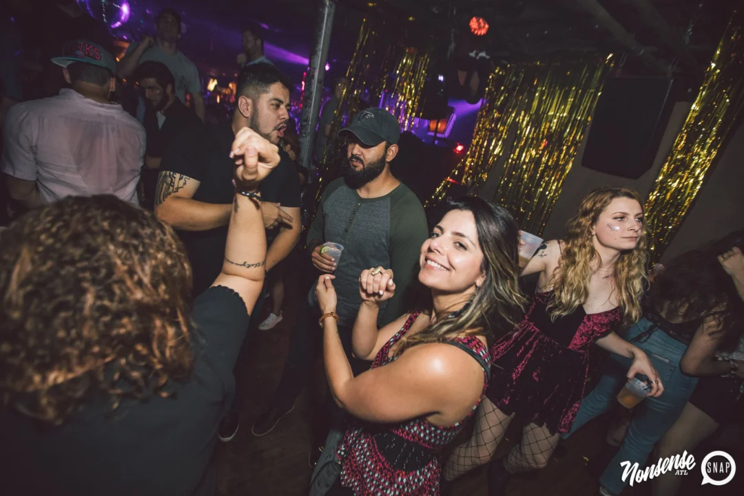 Nonsense Dance Party - May 2015. Kimber is the DJ. Third Friday of every month at The Basement in East Atlanta. Photo by Oh Snap Kid/Ryan Purcell