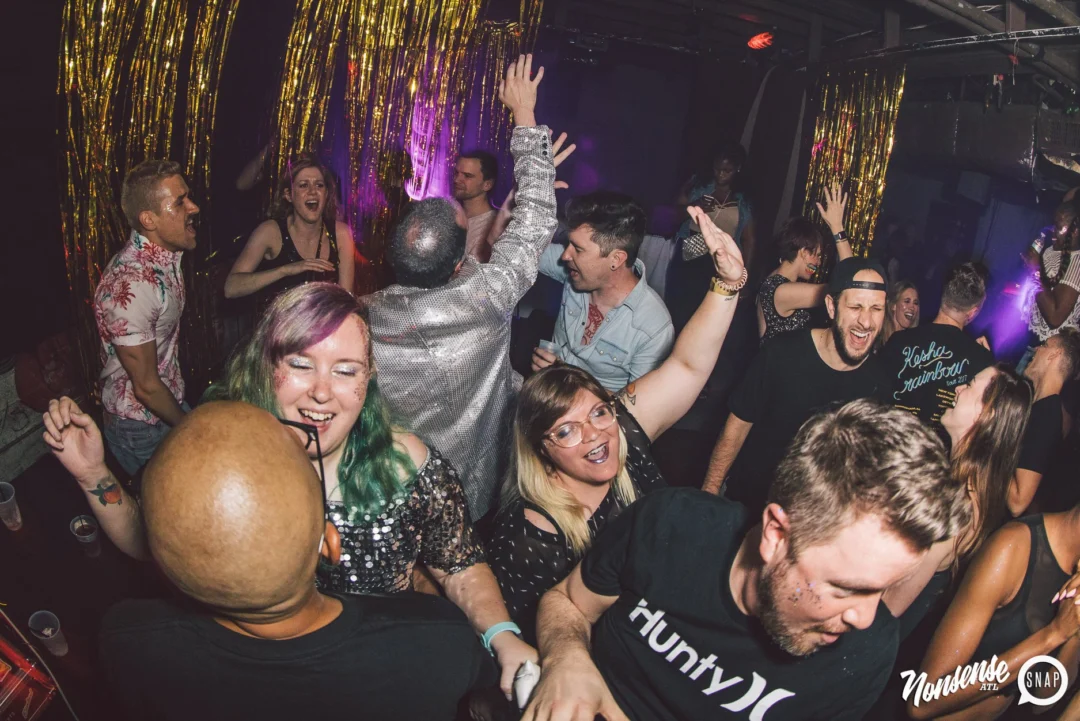 Nonsense Dance Party - May 2015. Kimber is the DJ. Third Friday of every month at The Basement in East Atlanta. Photo by Oh Snap Kid/Ryan Purcell