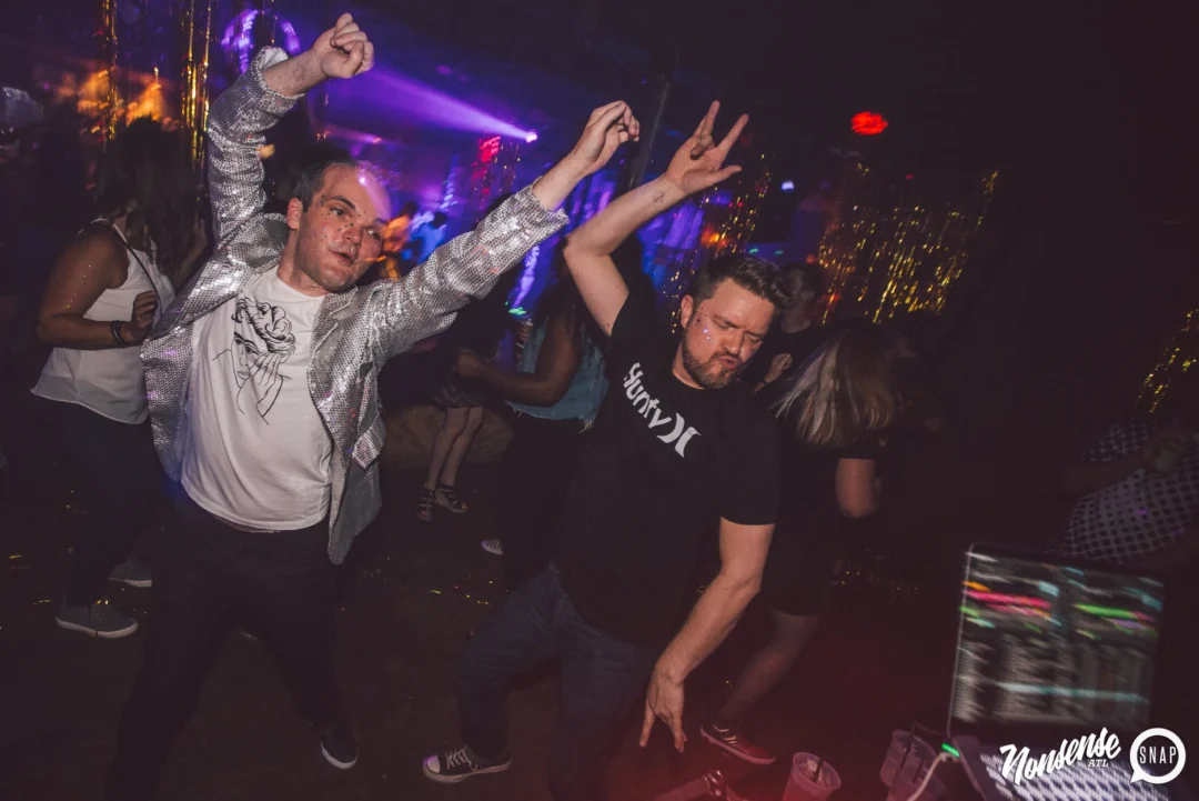 Nonsense Dance Party - May 2015. Kimber is the DJ. Third Friday of every month at The Basement in East Atlanta. Photo by Oh Snap Kid/Ryan Purcell