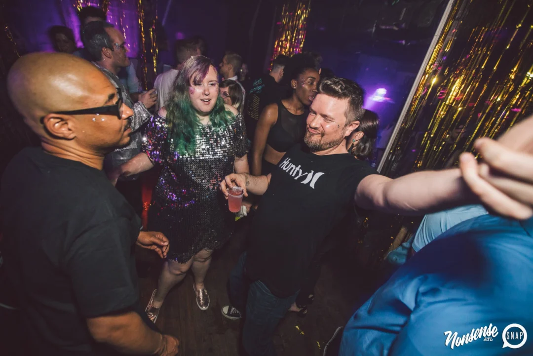 Nonsense Dance Party - May 2015. Kimber is the DJ. Third Friday of every month at The Basement in East Atlanta. Photo by Oh Snap Kid/Ryan Purcell