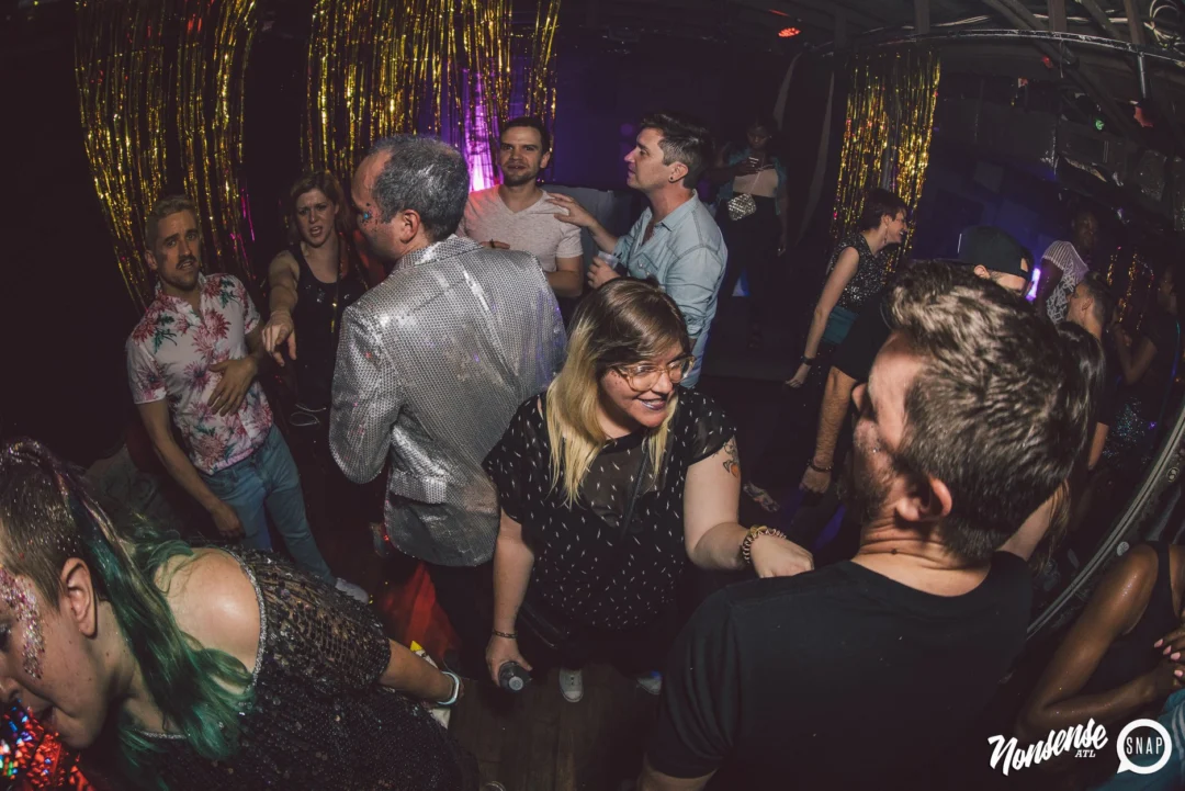 Nonsense Dance Party - May 2015. Kimber is the DJ. Third Friday of every month at The Basement in East Atlanta. Photo by Oh Snap Kid/Ryan Purcell