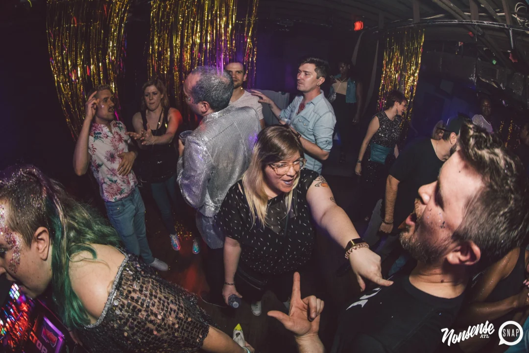 Nonsense Dance Party - May 2015. Kimber is the DJ. Third Friday of every month at The Basement in East Atlanta. Photo by Oh Snap Kid/Ryan Purcell