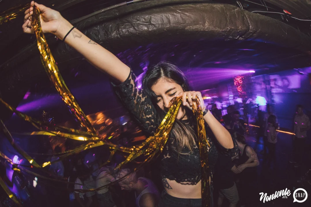 Nonsense Dance Party - May 2015. Kimber is the DJ. Third Friday of every month at The Basement in East Atlanta. Photo by Oh Snap Kid/Ryan Purcell