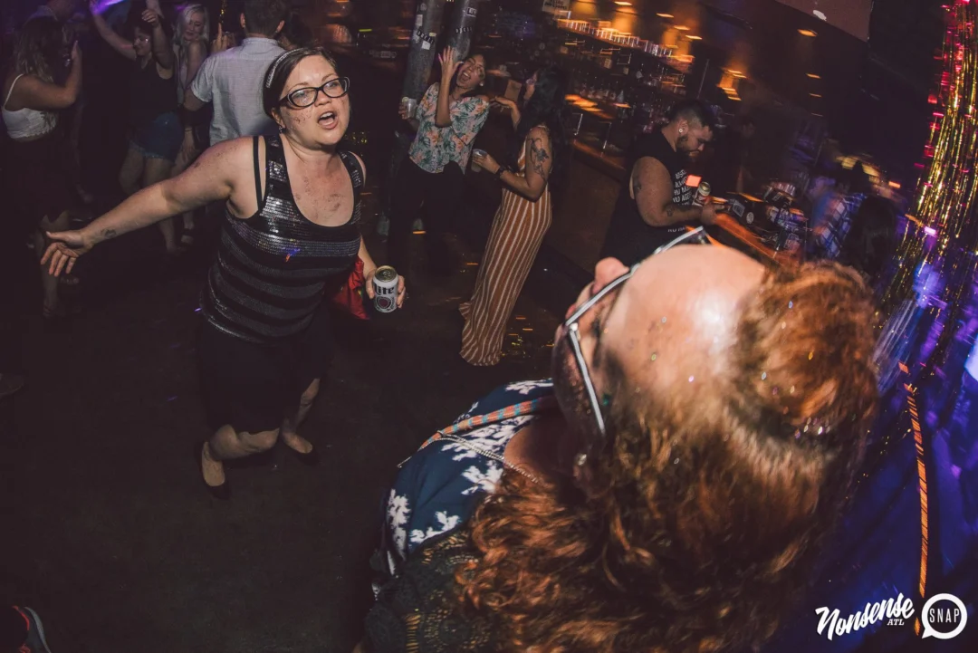 Nonsense Dance Party - May 2015. Kimber is the DJ. Third Friday of every month at The Basement in East Atlanta. Photo by Oh Snap Kid/Ryan Purcell
