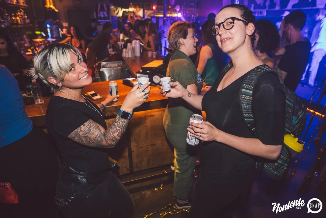 Nonsense Dance Party - May 2015. Kimber is the DJ. Third Friday of every month at The Basement in East Atlanta. Photo by Oh Snap Kid/Ryan Purcell