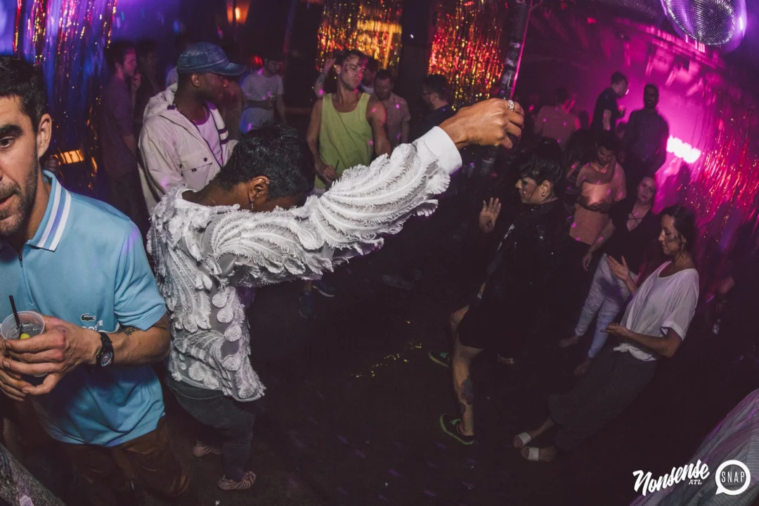 Nonsense Dance Party - May 2015. Kimber is the DJ. Third Friday of every month at The Basement in East Atlanta. Photo by Oh Snap Kid/Ryan Purcell