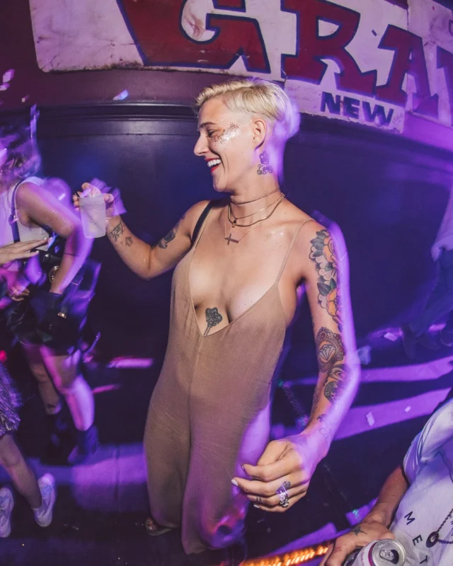 Nonsense Dance Party - May 2015. Kimber is the DJ. Third Friday of every month at The Basement in East Atlanta. Photo by Oh Snap Kid/Ryan Purcell