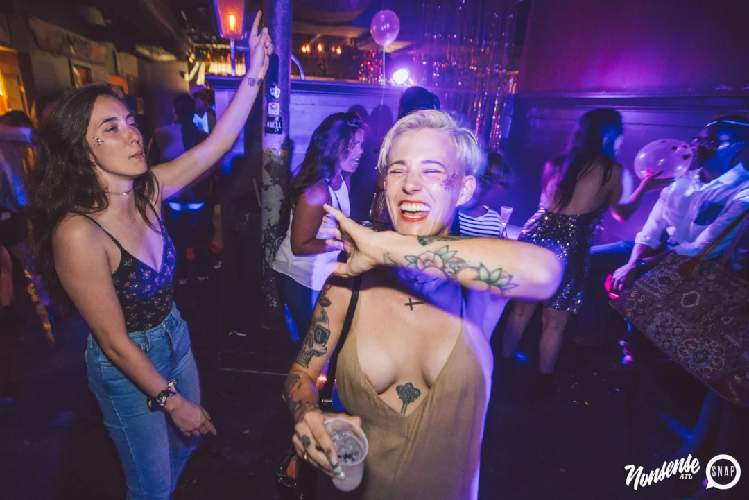 Nonsense Dance Party - May 2015. Kimber is the DJ. Third Friday of every month at The Basement in East Atlanta. Photo by Oh Snap Kid/Ryan Purcell