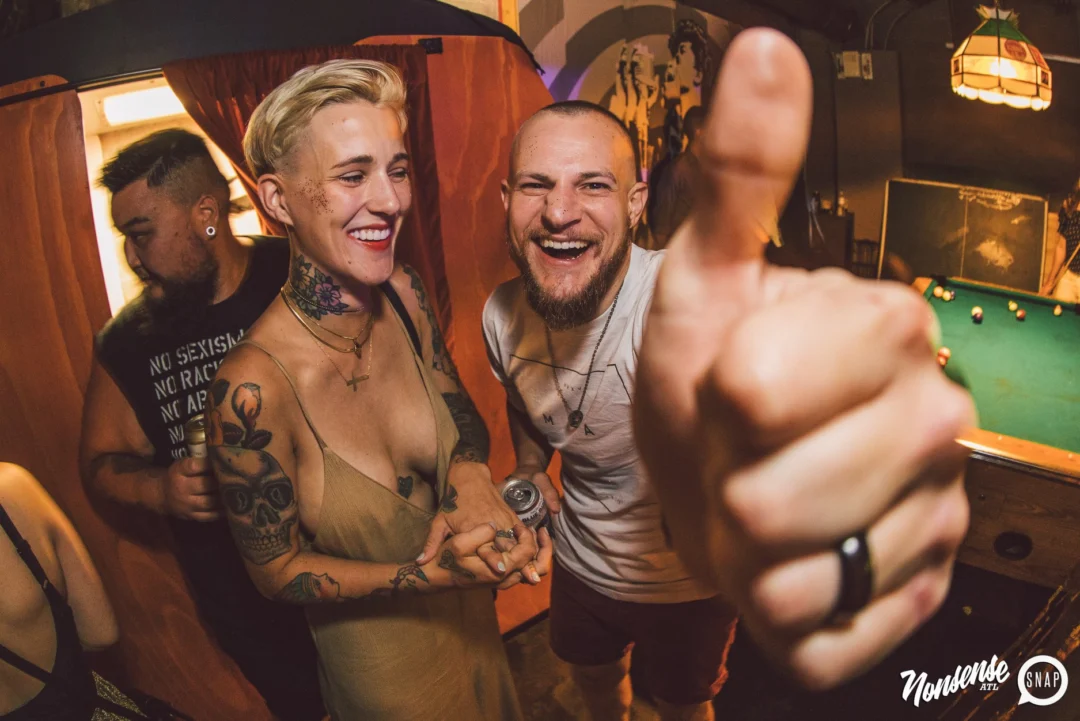 Nonsense Dance Party - May 2015. Kimber is the DJ. Third Friday of every month at The Basement in East Atlanta. Photo by Oh Snap Kid/Ryan Purcell