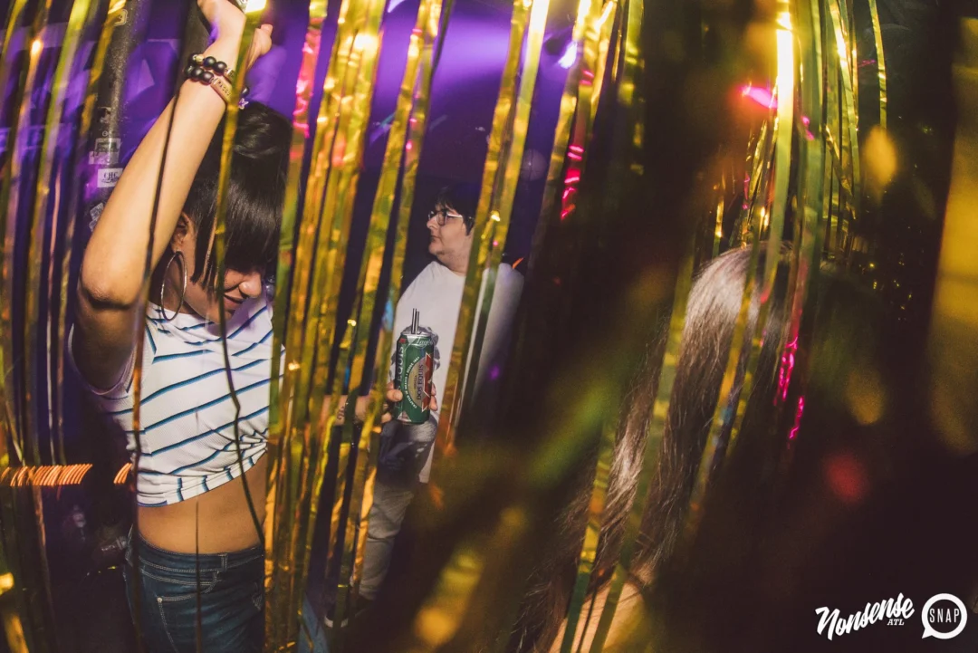 Nonsense Dance Party - May 2015. Kimber is the DJ. Third Friday of every month at The Basement in East Atlanta. Photo by Oh Snap Kid/Ryan Purcell