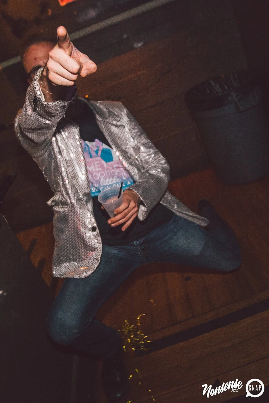 Nonsense Dance Party - May 2015. Kimber is the DJ. Third Friday of every month at The Basement in East Atlanta. Photo by Oh Snap Kid/Ryan Purcell