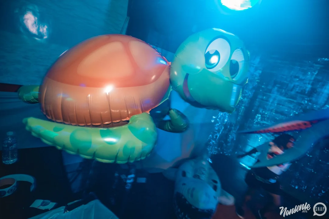NONSENSE Under The Sea DANCE PARTY - JUNE 2018 at The Basement in East Atlanta. Kimber was the DJ. Photo by Fabeaux/Oh Snap.