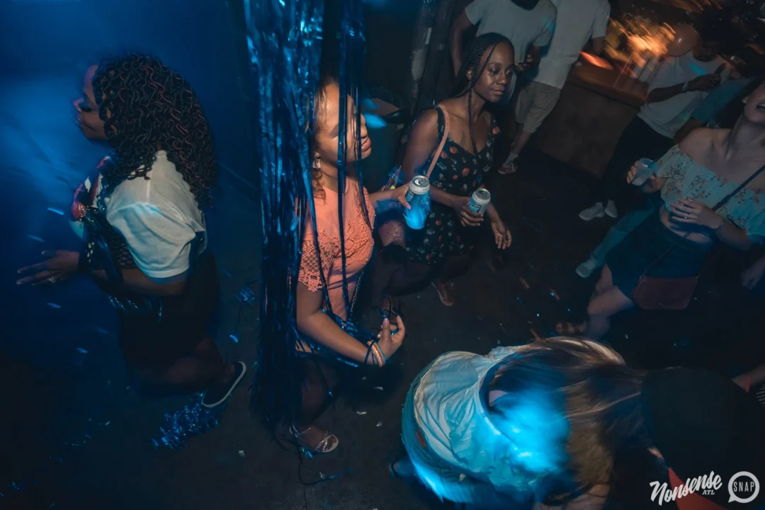 NONSENSE Under The Sea DANCE PARTY - JUNE 2018 at The Basement in East Atlanta. Kimber was the DJ. Photo by Fabeaux/Oh Snap.
