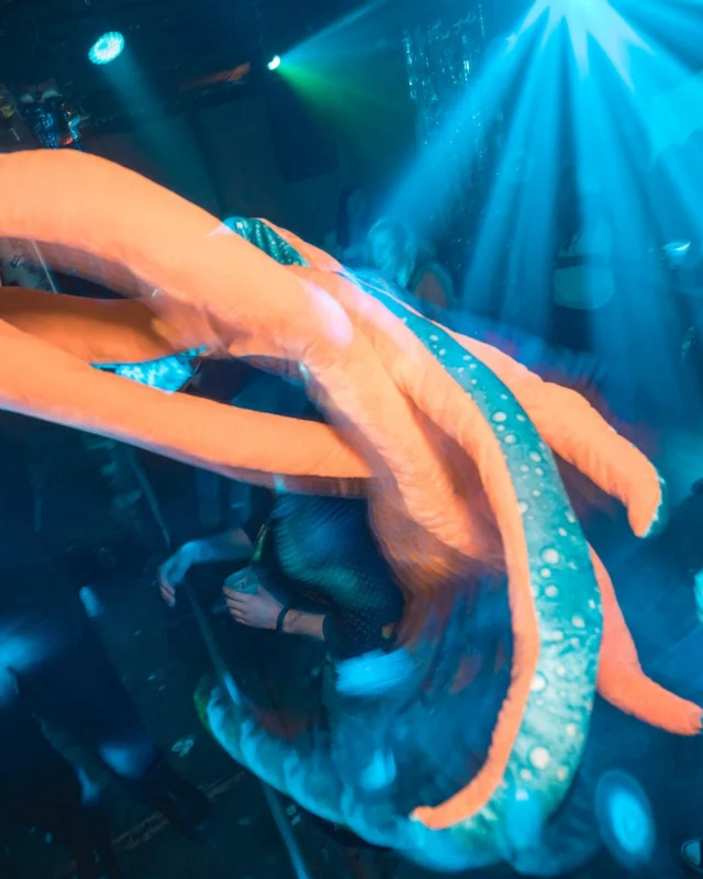 NONSENSE Under The Sea DANCE PARTY - JUNE 2018 at The Basement in East Atlanta. Kimber was the DJ. Photo by Fabeaux/Oh Snap.