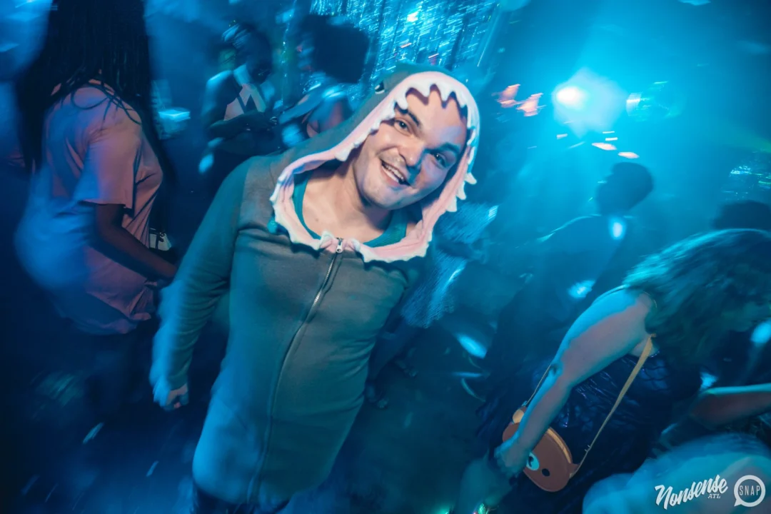 NONSENSE Under The Sea DANCE PARTY - JUNE 2018 at The Basement in East Atlanta. Kimber was the DJ. Photo by Fabeaux/Oh Snap.