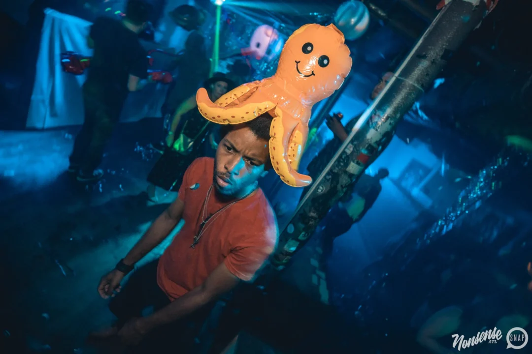NONSENSE Under The Sea DANCE PARTY - JUNE 2018 at The Basement in East Atlanta. Kimber was the DJ. Photo by Fabeaux/Oh Snap.