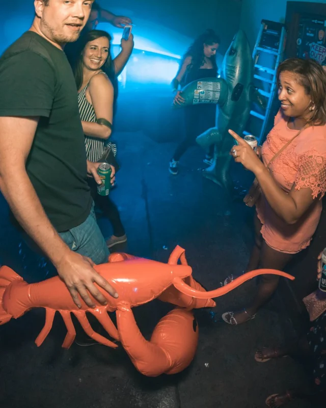 NONSENSE Under The Sea DANCE PARTY - JUNE 2018 at The Basement in East Atlanta. Kimber was the DJ. Photo by Fabeaux/Oh Snap.