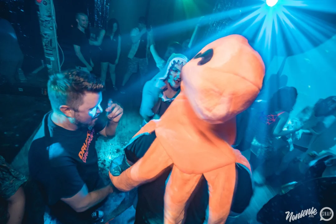 NONSENSE Under The Sea DANCE PARTY - JUNE 2018 at The Basement in East Atlanta. Kimber was the DJ. Photo by Fabeaux/Oh Snap.