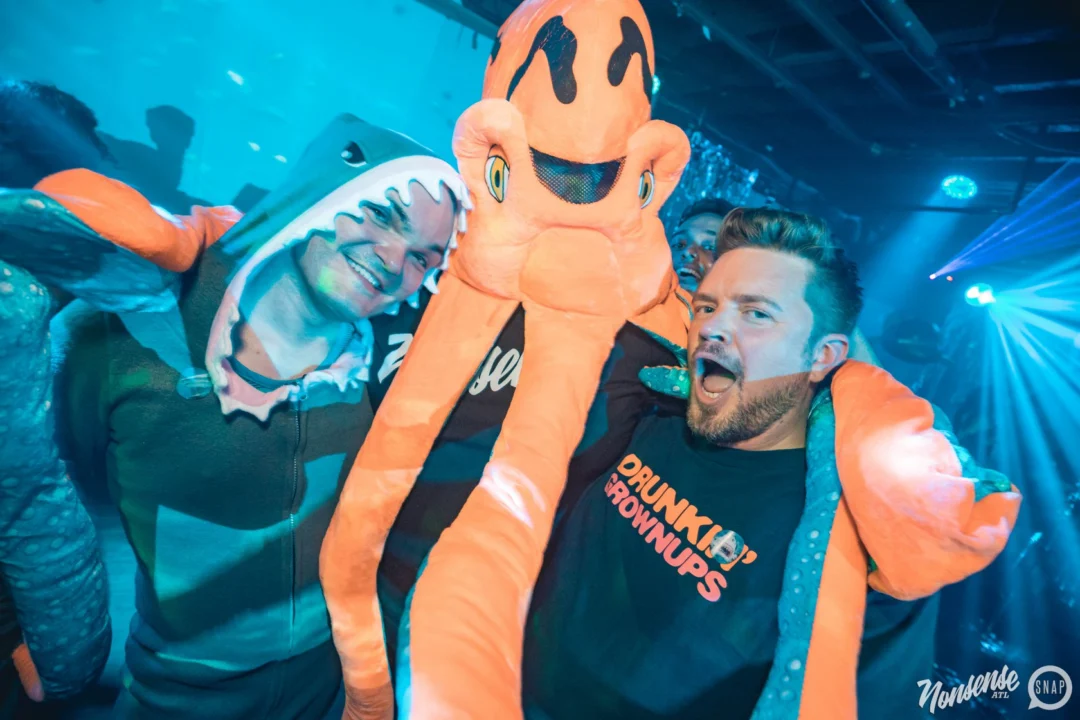 NONSENSE Under The Sea DANCE PARTY - JUNE 2018 at The Basement in East Atlanta. Kimber was the DJ. Photo by Fabeaux/Oh Snap.