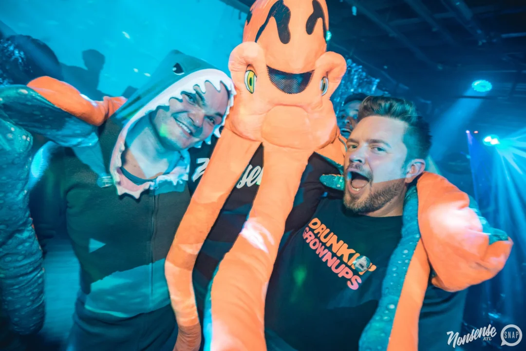 NONSENSE Under The Sea DANCE PARTY - JUNE 2018 at The Basement in East Atlanta. Kimber was the DJ. Photo by Fabeaux/Oh Snap.