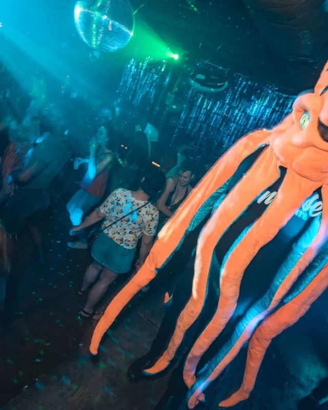 NONSENSE Under The Sea DANCE PARTY - JUNE 2018 at The Basement in East Atlanta. Kimber was the DJ. Photo by Fabeaux/Oh Snap.